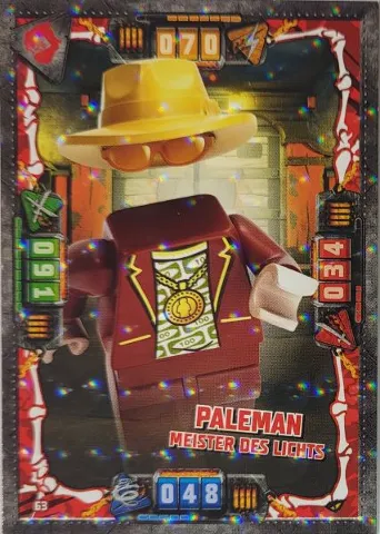 NINJAGO Trading Card Game (German) Series 4 - # 63 Paleman Meister des Lichts
