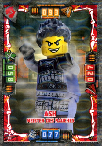 NINJAGO Trading Card Game (German) Series 4 - # 66 Ash Meister des Rauches