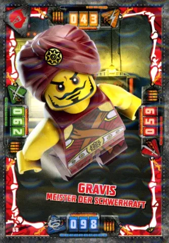 NINJAGO Trading Card Game (German) Series 4 - # 68 Gravis Meister der Schwerkraft