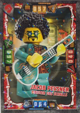 NINJAGO Trading Card Game (German) Series 4 - # 69 Jacob Pevsner Meister des Schalls