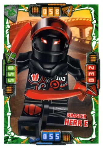 NINJAGO Trading Card Game (German) Series 4 - # 81 Krasser Herr E