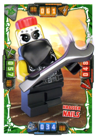 NINJAGO Trading Card Game (German) Series 4 - # 84 Krasser Nails