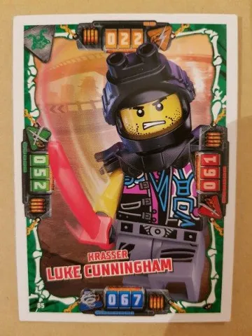 NINJAGO Trading Card Game (German) Series 4 - # 85 Krasser Luke Cunningham