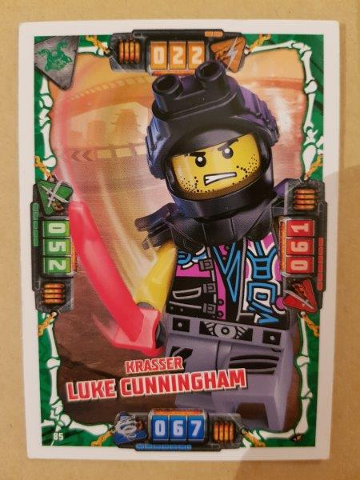 NINJAGO Trading Card Game (German) Series 4 - # 85 Krasser Luke Cunningham