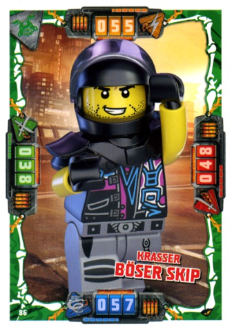 NINJAGO Trading Card Game (German) Series 4 - # 86 Krasser Böser Skip