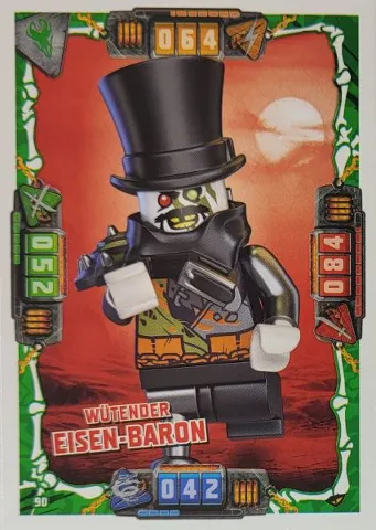 NINJAGO Trading Card Game (German) Series 4 - # 90 Wütender Eisen-Baron