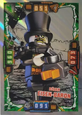 NINJAGO Trading Card Game (German) Series 4 - # 91 Böser Eisen-Baron