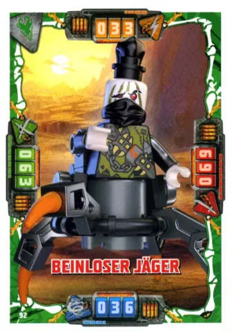 NINJAGO Trading Card Game (German) Series 4 - # 92 Beinloser Jäger
