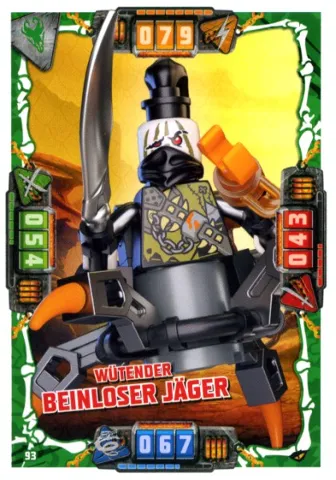 NINJAGO Trading Card Game (German) Series 4 - # 93 Wütender Beinloser Jäger
