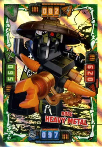 NINJAGO Trading Card Game (German) Series 4 - # 97 Böse Heavy Metal