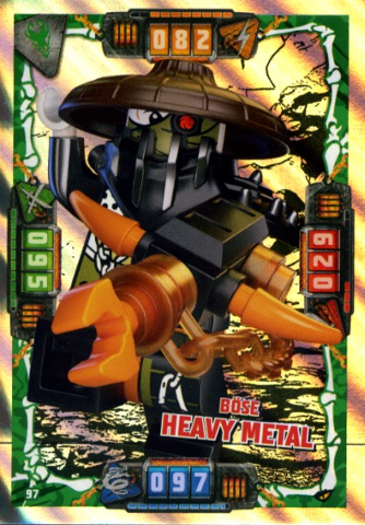 NINJAGO Trading Card Game (German) Series 4 - # 97 Böse Heavy Metal
