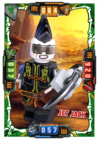 NINJAGO Trading Card Game (German) Series 4 - # 98 Jet Jack