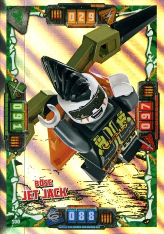 NINJAGO Trading Card Game (German) Series 4 - # 100 Böse Jet Jack