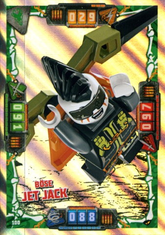 NINJAGO Trading Card Game (German) Series 4 - # 100 Böse Jet Jack