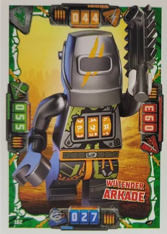 NINJAGO Trading Card Game (German) Series 4 - # 102 Wütender Arkade