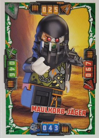 NINJAGO Trading Card Game (German) Series 4 - # 104 Maulkorb-Jäger