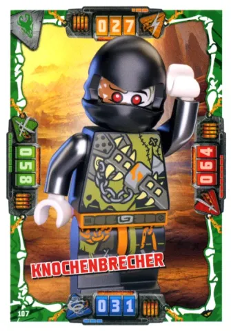 NINJAGO Trading Card Game (German) Series 4 - # 107 Knochenbrecher