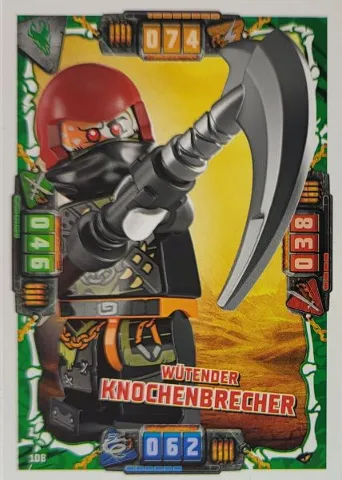 NINJAGO Trading Card Game (German) Series 4 - # 108 Wütender Knochenbrecher