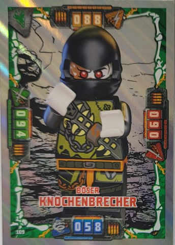 NINJAGO Trading Card Game (German) Series 4 - # 109 Böser Knochenbrecher