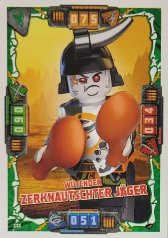 NINJAGO Trading Card Game (German) Series 4 - # 111 Wütender Zerknautschter Jäger