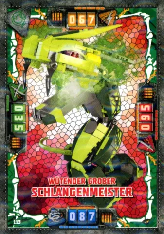 NINJAGO Trading Card Game (German) Series 4 - # 113 Wütender Großer Schlangenmeister