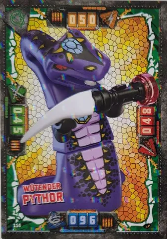 NINJAGO Trading Card Game (German) Series 4 - # 114 Wütender Pythor