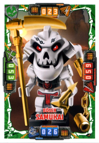 NINJAGO Trading Card Game (German) Series 4 - # 124 Böser Samukai