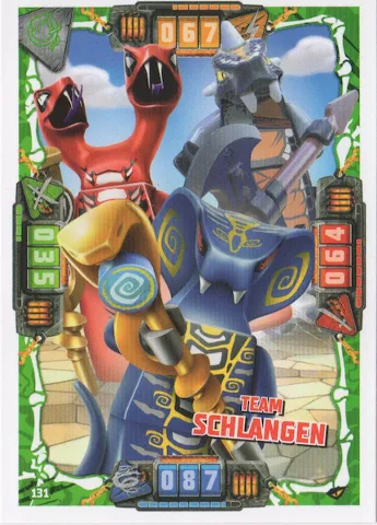 NINJAGO Trading Card Game (German) Series 4 - # 131 Team Schlangen