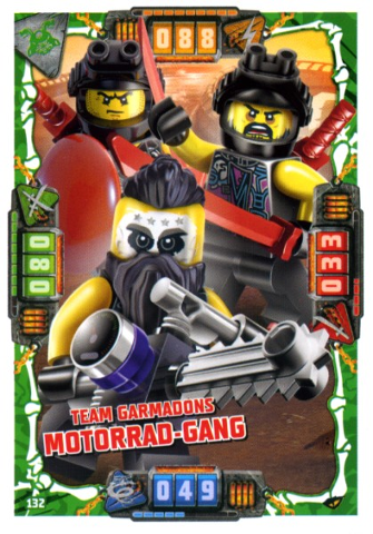 NINJAGO Trading Card Game (German) Series 4 - # 132 Team Garmadons Motorrad-Gang