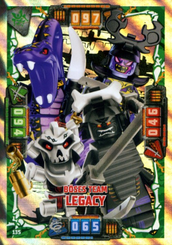 NINJAGO Trading Card Game (German) Series 4 - # 135 Böses Team Legacy