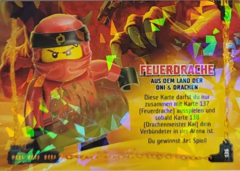 NINJAGO Trading Card Game (German) Series 4 - # 136 Feuerdrache