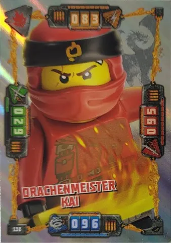 NINJAGO Trading Card Game (German) Series 4 - # 138 Drachenmeister Kai