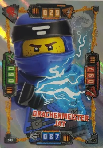 NINJAGO Trading Card Game (German) Series 4 - # 141 Drachenmeister Jay