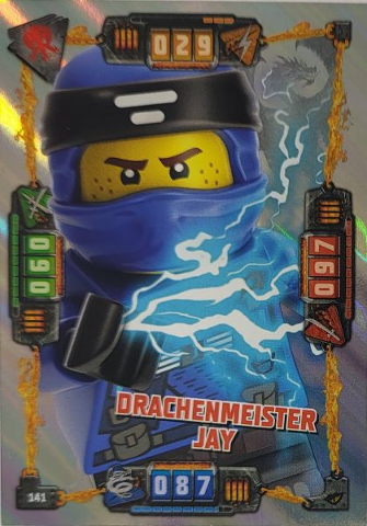 NINJAGO Trading Card Game (German) Series 4 - # 141 Drachenmeister Jay