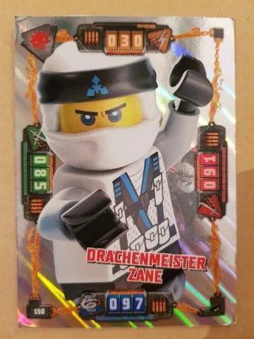 NINJAGO Trading Card Game (German) Series 4 - # 150 Drachenmeister Zane