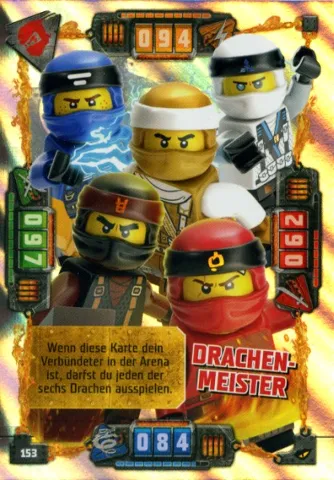 NINJAGO Trading Card Game (German) Series 4 - # 153 Drachen-Meister