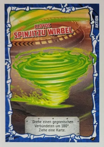 NINJAGO Trading Card Game (German) Series 4 - # 154 Lioyds Spinjitzu Wirbel