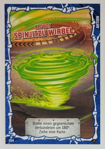 NINJAGO Trading Card Game (German) Series 4 - # 154 Lioyds Spinjitzu Wirbel