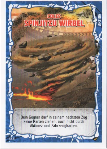 NINJAGO Trading Card Game (German) Series 4 - # 155 Coles Spinjitzu Wirbel
