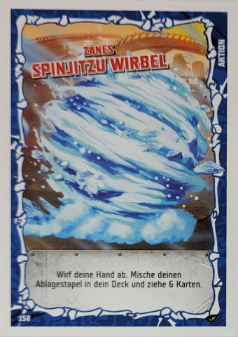 NINJAGO Trading Card Game (German) Series 4 - # 158 Zanes Spinjitzu Wirbel