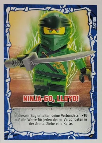 NINJAGO Trading Card Game (German) Series 4 - # 166 Ninja-Go, Lloyd!