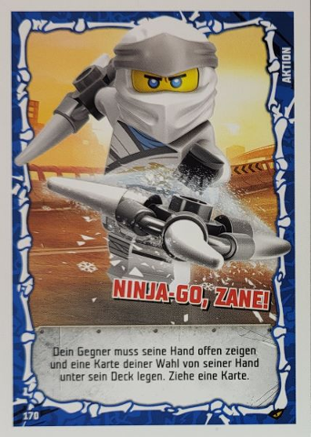 NINJAGO Trading Card Game (German) Series 4 - # 170 Ninja-Go, Zane!