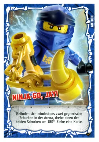 NINJAGO Trading Card Game (German) Series 4 - # 171 Ninja-Go, Jay!