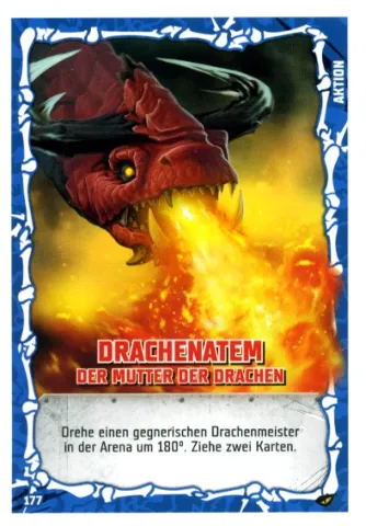 NINJAGO Trading Card Game (German) Series 4 - # 177 Drachenatem der Mutter der Drachen