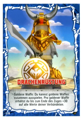 NINJAGO Trading Card Game (German) Series 4 - # 178 Drachenrüstung