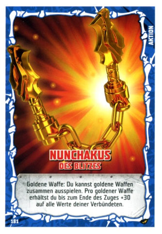 NINJAGO Trading Card Game (German) Series 4 - # 181 Nunchakus des Blitzes