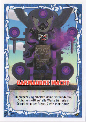 NINJAGO Trading Card Game (German) Series 4 - # 183 Garmadons Macht