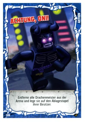 NINJAGO Trading Card Game (German) Series 4 - # 186 Achtung, Oni!