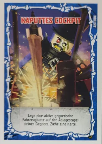 NINJAGO Trading Card Game (German) Series 4 - # 187 Kaputtes Cockpit