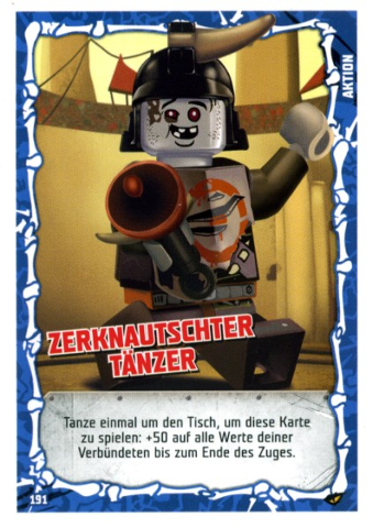 NINJAGO Trading Card Game (German) Series 4 - # 191 Zerknautschter Tänzer